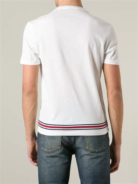 white gucci v neck t shirt|t shirt gucci diamond.